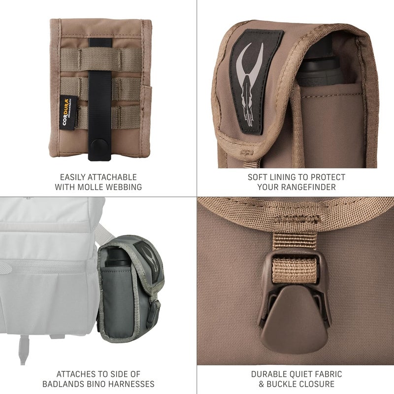 Badlands RF Case - Padded Rangefinder Protection for Hunters Who Need Quick Access to Distance Measurements, Mud - Image 4